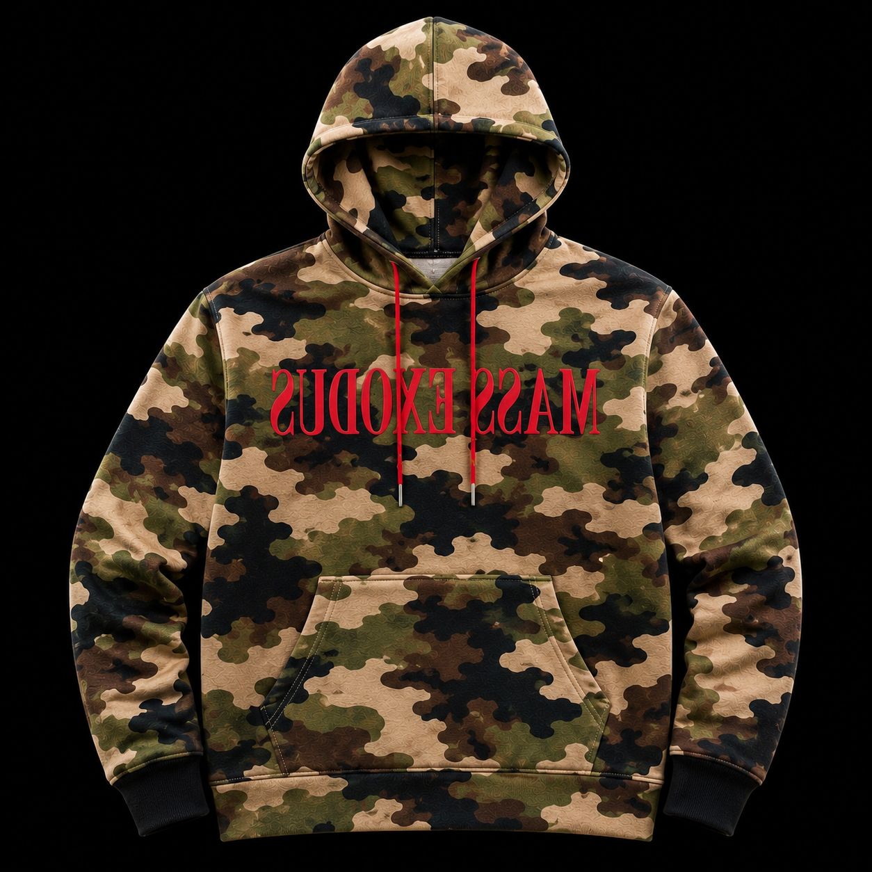 Embroidered Hoodie (CAMO)